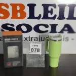LOTE 078 - 01 COPO TÉRMICO STANLEY DE 1200ML NA COR VERDE. (NO ESTADO) ATENÇÃO! FAZER A VISITAÇÃO ANTES DE ARREMATAR, NÃO SABEMOS SE FUNCIONA. LEILÃO NÃO TEM GARANTIA E NEM DEVOLUÇÃO, SUJEITO A POSSÍVEIS AVARIAS VISÍVEIS/OCULTAS E/OU AUSÊNCIA DE COMPONENTES.