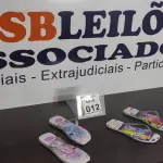 LOTE 012 - 02 PARES DE SANDÁLIAS HAVAIANAS MODELO FEMININO NUMERAÇÕES 37.  (NO ESTADO) ATENÇÃO! FAZER A VISITAÇÃO ANTES DE ARREMATAR, NÃO SABEMOS SE FUNCIONA. LEILÃO NÃO TEM GARANTIA E NEM DEVOLUÇÃO, SUJEITO A POSSÍVEIS AVARIAS VISÍVEIS/OCULTAS E/OU AUSÊNCIA DE COMPONENTES.
