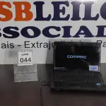 LOTE 044 - 01 NOTEBOOK MARCA HP. (NO ESTADO) ATENÇÃO! FAZER A VISITAÇÃO ANTES DE ARREMATAR, NÃO SABEMOS SE FUNCIONA. LEILÃO NÃO TEM GARANTIA E NEM DEVOLUÇÃO, SUJEITO A POSSÍVEIS AVARIAS VISÍVEIS/OCULTAS E/OU AUSÊNCIA DE COMPONENTES.