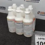 LOTE 105 - 06 LUSTRA MÓVEIS COM 1L CADA. (NO ESTADO) ATENÇÃO! FAZER A VISITAÇÃO ANTES DE ARREMATAR, NÃO SABEMOS SE FUNCIONA. LEILÃO NÃO TEM GARANTIA E NEM DEVOLUÇÃO, SUJEITO A POSSÍVEIS AVARIAS VISÍVEIS/OCULTAS E/OU AUSÊNCIA DE COMPONENTES.