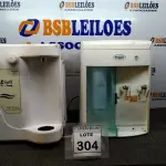 LOTE 304 - 02 PURIFICADORES DE ÁGUA SENDO 01 MARCA IBBL E 01 MARCA SOFT. (NO ESTADO) ATENÇÃO! FAZER A VISITAÇÃO ANTES DE ARREMATAR, NÃO SABEMOS SE FUNCIONA. LEILÃO NÃO TEM GARANTIA E NEM DEVOLUÇÃO, SUJEITO A POSSÍVEIS AVARIAS VISÍVEIS/OCULTAS E/OU AUSÊNCIA DE COMPONENTES.