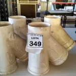 04 JUNÇÕES SIMPLES DN 150X150MM. (NO ESTADO) ATENÇÃO! FAZER A VISITAÇÃO ANTES DE ARREMATAR, NÃO SABEMOS SE FUNCIONA. LEILÃO NÃO TEM GARANTIA E NEM DEVOLUÇÃO, SUJEITO A POSSÍVEIS AVARIAS VISÍVEIS/OCULTAS E/OU AUSÊNCIA DE COMPONENTES.