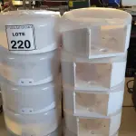LOTE 220 - 10 DISPENSES DE PAPEL. (NO ESTADO) ATENÇÃO! FAZER A VISITAÇÃO ANTES DE ARREMATAR, NÃO SABEMOS SE FUNCIONA. LEILÃO NÃO TEM GARANTIA E NEM DEVOLUÇÃO, SUJEITO A POSSÍVEIS AVARIAS VISÍVEIS/OCULTAS E/OU AUSÊNCIA DE COMPONENTES.