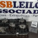 LOTE 094 - 01 COOKTOP 05 BOCAS MARCA SUGGAR. (NO ESTADO) ATENÇÃO! FAZER A VISITAÇÃO ANTES DE ARREMATAR, NÃO SABEMOS SE FUNCIONA. LEILÃO NÃO TEM GARANTIA E NEM DEVOLUÇÃO, SUJEITO A POSSÍVEIS AVARIAS VISÍVEIS/OCULTAS E/OU AUSÊNCIA DE COMPONENTES.