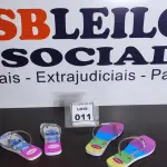 LOTE 011 - 02 PARES DE SANDÁLIAS HAVAIANAS MODELO FEMININO NUMERAÇÕES 33 E 37.  (NO ESTADO) ATENÇÃO! FAZER A VISITAÇÃO ANTES DE ARREMATAR, NÃO SABEMOS SE FUNCIONA. LEILÃO NÃO TEM GARANTIA E NEM DEVOLUÇÃO, SUJEITO A POSSÍVEIS AVARIAS VISÍVEIS/OCULTAS E/OU AUSÊNCIA DE COMPONENTES.