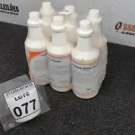 LOTE 077 - 06 LUSTRA MÓVEIS COM 1L CADA. (NO ESTADO) ATENÇÃO! FAZER A VISITAÇÃO ANTES DE ARREMATAR, NÃO SABEMOS SE FUNCIONA. LEILÃO NÃO TEM GARANTIA E NEM DEVOLUÇÃO, SUJEITO A POSSÍVEIS AVARIAS VISÍVEIS/OCULTAS E/OU AUSÊNCIA DE COMPONENTES.