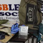 LOTE 175 - 01 LOTE COM VÁRIAS BOLSAS TAMANHOS DIVERSOS E 01 COLETE DE MERGULHO. (NO ESTADO) ATENÇÃO! FAZER A VISITAÇÃO ANTES DE ARREMATAR, NÃO SABEMOS SE FUNCIONA. LEILÃO NÃO TEM GARANTIA E NEM DEVOLUÇÃO, SUJEITO A POSSÍVEIS AVARIAS VISÍVEIS/OCULTAS E/OU AUSÊNCIA DE COMPONENTES.
