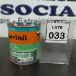 LOTE 033 - 01 LATA DE TINTA ESMALTE DE 3,6L NA COR BRILHANTE VERMELHO MARCA SUVINIL. (NO ESTADO) ATENÇÃO! FAZER A VISITAÇÃO ANTES DE ARREMATAR, NÃO SABEMOS SE FUNCIONA. LEILÃO NÃO TEM GARANTIA E NEM DEVOLUÇÃO, SUJEITO A POSSÍVEIS AVARIAS VISÍVEIS/OCULTAS E/OU AUSÊNCIA DE COMPONENTES.