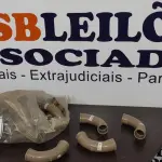 LOTE 275 - 01 LOTE COM VÁRIAS CURVAS 90-40MM MARCA KRONA. (NO ESTADO) ATENÇÃO! FAZER A VISITAÇÃO ANTES DE ARREMATAR, NÃO SABEMOS SE FUNCIONA. LEILÃO NÃO TEM GARANTIA E NEM DEVOLUÇÃO, SUJEITO A POSSÍVEIS AVARIAS VISÍVEIS/OCULTAS E/OU AUSÊNCIA DE COMPONENTES.