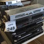 LOTE 248 - 03 EQUALIZADORES MARCAS E MODELOS DIVERSOS, 01 APARELHO ANALISADOR DE COMUNICAÇÃO FIREBERD 6000, 07 APARELHOS DE DVD MARCAS E MODELOS DIVERSOS E 01 SUCATA DE DVR. (NO ESTADO) ATENÇÃO! FAZER A VISITAÇÃO ANTES DE ARREMATAR, NÃO SABEMOS SE FUNCIONA. LEILÃO NÃO TEM GARANTIA E NEM DEVOLUÇÃO, SUJEITO A POSSÍVEIS AVARIAS VISÍVEIS/OCULTAS E/OU AUSÊNCIA DE COMPONENTES.