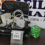 LOTE 293 - 02 LÂMPADAS DICROICA, 02 ESTABILIZADORES, 02 PLACAS MÃES PARA PC, 03 DISJUNTORES, VÁRIOS FUSÍVEIS DE CERÂMICA INDUSTRIAIS E ITENS DE INFORMÁTICA VARIADOS. (NO ESTADO) ATENÇÃO! FAZER A VISITAÇÃO ANTES DE ARREMATAR, NÃO SABEMOS SE FUNCIONA. LEILÃO NÃO TEM GARANTIA E NEM DEVOLUÇÃO, SUJEITO A POSSÍVEIS AVARIAS VISÍVEIS/OCULTAS E/OU AUSÊNCIA DE COMPONENTES.