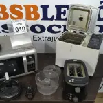 LOTE 010 - 01 MICRO-ONDAS, 01 PANIFICADORA ELÉTRICA, 01CAFETEIRA, 01ESPREMEDOR DE LARANJA E 01 TORRADEIRA. (NO ESTADO) ATENÇÃO! FAZER A VISITAÇÃO ANTES DE ARREMATAR, NÃO SABEMOS SE FUNCIONA. LEILÃO NÃO TEM GARANTIA E NEM DEVOLUÇÃO, SUJEITO A POSSÍVEIS AVARIAS VISÍVEIS/OCULTAS E/OU AUSÊNCIA DE COMPONENTES.
