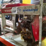 LOTE 250 - 01 GERADOR YDG 3700E A DIESEL MARCA YANMAR. (NO ESTADO) ATENÇÃO! FAZER A VISITAÇÃO ANTES DE ARREMATAR, NÃO SABEMOS SE FUNCIONA. LEILÃO NÃO TEM GARANTIA E NEM DEVOLUÇÃO, SUJEITO A POSSÍVEIS AVARIAS VISÍVEIS/OCULTAS E/OU AUSÊNCIA DE COMPONENTES.