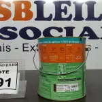 LOTE 191 - 01 LATA DE TINTA ESMALTE DE 3,6L NA COR BRILHANTE TABACO MARCA SUVINIL. (NO ESTADO) ATENÇÃO! FAZER A VISITAÇÃO ANTES DE ARREMATAR, NÃO SABEMOS SE FUNCIONA. LEILÃO NÃO TEM GARANTIA E NEM DEVOLUÇÃO, SUJEITO A POSSÍVEIS AVARIAS VISÍVEIS/OCULTAS E/OU AUSÊNCIA DE COMPONENTES.