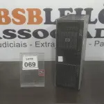 LOTE 069 - 01 SERVIDOR Z600 24G HD 1TB MARCA HP.  (NO ESTADO) ATENÇÃO! FAZER A VISITAÇÃO ANTES DE ARREMATAR, NÃO SABEMOS SE FUNCIONA. LEILÃO NÃO TEM GARANTIA E NEM DEVOLUÇÃO, SUJEITO A POSSÍVEIS AVARIAS VISÍVEIS/OCULTAS E/OU AUSÊNCIA DE COMPONENTES.