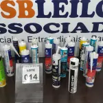 LOTE 014 - 01 LOTE COM VÁRIAS BISNAGAS DE SILICONE E SELANTES DE MARCAS E MODELOS DIVERSOS. (NO ESTADO) ATENÇÃO! FAZER A VISITAÇÃO ANTES DE ARREMATAR, NÃO SABEMOS SE FUNCIONA. LEILÃO NÃO TEM GARANTIA E NEM DEVOLUÇÃO, SUJEITO A POSSÍVEIS AVARIAS VISÍVEIS/OCULTAS E/OU AUSÊNCIA DE COMPONENTES.