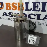 LOTE 200 - 01 BOMBA ALIMENTÍCIA SANITÁRIA EM INOX 304 05CV ,2500LITROS /HORA INDUPROPIL. (NO ESTADO) ATENÇÃO! FAZER A VISITAÇÃO ANTES DE ARREMATAR, NÃO SABEMOS SE FUNCIONA. LEILÃO NÃO TEM GARANTIA E NEM DEVOLUÇÃO, SUJEITO A POSSÍVEIS AVARIAS VISÍVEIS/OCULTAS E/OU AUSÊNCIA DE COMPONENTES.