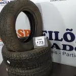 LOTE 173 - 03 PNEUS 205/60 R15. (NO ESTADO) ATENÇÃO! FAZER A VISITAÇÃO ANTES DE ARREMATAR, NÃO SABEMOS SE FUNCIONA. LEILÃO NÃO TEM GARANTIA E NEM DEVOLUÇÃO, SUJEITO A POSSÍVEIS AVARIAS VISÍVEIS/OCULTAS E/OU AUSÊNCIA DE COMPONENTES.