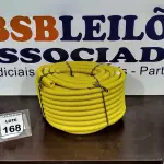 LOTE 168 - 01 ROLO DE ELETRODUTO CORRUGADO FLEXÍVEL AMARELO. (NO ESTADO) ATENÇÃO! FAZER A VISITAÇÃO ANTES DE ARREMATAR, NÃO SABEMOS SE FUNCIONA. LEILÃO NÃO TEM GARANTIA E NEM DEVOLUÇÃO, SUJEITO A POSSÍVEIS AVARIAS VISÍVEIS/OCULTAS E/OU AUSÊNCIA DE COMPONENTES.