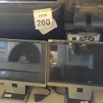 LOTE 260 - 10 MONITORES LCD MARCAS E MODELOS DIVERSOS E 02 CPU. (NO ESTADO) ATENÇÃO! FAZER A VISITAÇÃO ANTES DE ARREMATAR, NÃO SABEMOS SE FUNCIONA. LEILÃO NÃO TEM GARANTIA E NEM DEVOLUÇÃO, SUJEITO A POSSÍVEIS AVARIAS VISÍVEIS/OCULTAS E/OU AUSÊNCIA DE COMPONENTES.