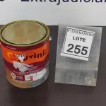 LOTE 255 - 01 LATA DE TINTA ESMALTE SINTÉTICO PARA MADEIRA E METAL 3,6L NA COR BRILHANTE VERMELHO MARCA SUVINIL (NOVO).  (NO ESTADO) ATENÇÃO! FAZER A VISITAÇÃO ANTES DE ARREMATAR, NÃO SABEMOS SE FUNCIONA. LEILÃO NÃO TEM GARANTIA E NEM DEVOLUÇÃO, SUJEITO A POSSÍVEIS AVARIAS VISÍVEIS/OCULTAS E/OU AUSÊNCIA DE COMPONENTES.