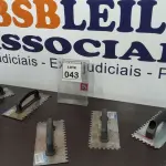 LOTE 043 - 06 DESEMPENADEIRAS DENTADAS EM AÇO. (NO ESTADO) ATENÇÃO! FAZER A VISITAÇÃO ANTES DE ARREMATAR, NÃO SABEMOS SE FUNCIONA. LEILÃO NÃO TEM GARANTIA E NEM DEVOLUÇÃO, SUJEITO A POSSÍVEIS AVARIAS VISÍVEIS/OCULTAS E/OU AUSÊNCIA DE COMPONENTES.