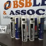 LOTE 204 - 01 LOTE COM VÁRIAS BISNAGAS DE SILICONE E SELANTES DE MARCAS E MODELOS DIVERSOS. (NO ESTADO) ATENÇÃO! FAZER A VISITAÇÃO ANTES DE ARREMATAR, NÃO SABEMOS SE FUNCIONA. LEILÃO NÃO TEM GARANTIA E NEM DEVOLUÇÃO, SUJEITO A POSSÍVEIS AVARIAS VISÍVEIS/OCULTAS E/OU AUSÊNCIA DE COMPONENTES.