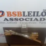 LOTE 131 - 01 LOTE COM VÁRIOS ESPETOS DE AÇO SIMPLES 75CM. (NO ESTADO) ATENÇÃO! FAZER A VISITAÇÃO ANTES DE ARREMATAR, NÃO SABEMOS SE FUNCIONA. LEILÃO NÃO TEM GARANTIA E NEM DEVOLUÇÃO, SUJEITO A POSSÍVEIS AVARIAS VISÍVEIS/OCULTAS E/OU AUSÊNCIA DE COMPONENTES.