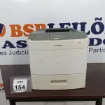 LOTE 154 - 01 IMPRESSORA LEXMARK T654DN. (NO ESTADO) ATENÇÃO! FAZER A VISITAÇÃO ANTES DE ARREMATAR, NÃO SABEMOS SE FUNCIONA. LEILÃO NÃO TEM GARANTIA E NEM DEVOLUÇÃO, SUJEITO A POSSÍVEIS AVARIAS VISÍVEIS/OCULTAS E/OU AUSÊNCIA DE COMPONENTES.