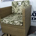 LOTE 067 - 01 POLTRONA DE JARDIM. (NO ESTADO EM QUE SE ENCONTRA. SUJEITO A AVARIAS OCULTAS/VISÍVEIS.)  BH1517E