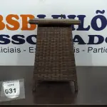 LOTE 031 - 01 MESA DE JARDIM. (NO ESTADO EM QUE SE ENCONTRA. SUJEITO A AVARIAS OCULTAS/VISÍVEIS.) BH1553B