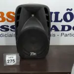 LOTE 275 - 01 CAIXA DE SOM MARCA PZ PRO ÁUDIO. (NO ESTADO) ATENÇÃO! FAZER A VISITAÇÃO ANTES DE ARREMATAR, NÃO SABEMOS SE FUNCIONA. LEILÃO NÃO TEM GARANTIA E NEM DEVOLUÇÃO, SUJEITO A POSSÍVEIS AVARIAS VISÍVEIS/OCULTAS E/OU AUSÊNCIA DE COMPONENTES.