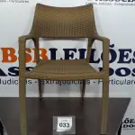 LOTE 033 - 01 CADEIRA DE JARDIM. (NO ESTADO EM QUE SE ENCONTRA. SUJEITO A AVARIAS OCULTAS/VISÍVEIS.) BH1516T