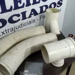 LOTE 285 - 02 CURVAS PARA ESGOTO DE 150MM E 02 TÊ DE ESGOTO DE 150X100MM. (NO ESTADO) ATENÇÃO! FAZER A VISITAÇÃO ANTES DE ARREMATAR, NÃO SABEMOS SE FUNCIONA. LEILÃO NÃO TEM GARANTIA E NEM DEVOLUÇÃO, SUJEITO A POSSÍVEIS AVARIAS VISÍVEIS/OCULTAS E/OU AUSÊNCIA DE COMPONENTES.