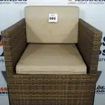 LOTE 095 - 01 POLTRONA DE JARDIM. (NO ESTADO EM QUE SE ENCONTRA. SUJEITO A AVARIAS OCULTAS/VISÍVEIS.) BF8657E