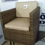 LOTE 095 - 01 POLTRONA DE JARDIM. (NO ESTADO EM QUE SE ENCONTRA. SUJEITO A AVARIAS OCULTAS/VISÍVEIS.) BF8657E