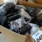 LOTE 049 - 50 APARELHOS TELEFÔNICOS. (NO ESTADO EM QUE SE ENCONTRA. SUJEITO A AVARIAS OCULTAS/VISÍVEIS.)
