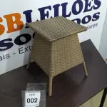 LOTE 002 - 01 MESA DE CANTO DE JARDIM. (NO ESTADO EM QUE SE ENCONTRA. SUJEITO A AVARIAS OCULTAS/VISÍVEIS.) BH1523L