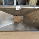 LOTE 410 - 01 COIFA EM INOX. (NO ESTADO) ATENÇÃO! FAZER A VISITAÇÃO ANTES DE ARREMATAR, NÃO SABEMOS SE FUNCIONA. LEILÃO NÃO TEM GARANTIA E NEM DEVOLUÇÃO, SUJEITO A POSSÍVEIS AVARIAS VISÍVEIS/OCULTAS E/OU AUSÊNCIA DE COMPONENTES.