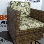 LOTE 065 - 01 POLTRONA DE JARDIM. (NO ESTADO EM QUE SE ENCONTRA. SUJEITO A AVARIAS OCULTAS/VISÍVEIS.) BF8656W