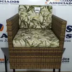 LOTE 065 - 01 POLTRONA DE JARDIM. (NO ESTADO EM QUE SE ENCONTRA. SUJEITO A AVARIAS OCULTAS/VISÍVEIS.) BF8656W