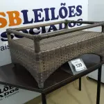 LOTE 120 - 01 MESA DE CENTRO DE JARDIM. (NO ESTADO EM QUE SE ENCONTRA. SUJEITO A AVARIAS OCULTAS/VISÍVEIS.) AV9405M