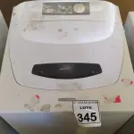 LOTE 345 - 01 MÁQUINA DE LAVAR ROUPAS BRASTEMP 5KG 220V (NO ESTADO) ATENÇÃO! FAZER A VISITAÇÃO ANTES DE ARREMATAR, NÃO SABEMOS SE FUNCIONA. LEILÃO NÃO TEM GARANTIA E NEM DEVOLUÇÃO, SUJEITO A POSSÍVEIS AVARIAS VISÍVEIS/OCULTAS E/OU AUSÊNCIA DE COMPONENTES.