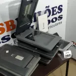 LOTE 260 - 06 SCANNERS HP G4050. (NO ESTADO) ATENÇÃO! FAZER A VISITAÇÃO ANTES DE ARREMATAR, NÃO SABEMOS SE FUNCIONA. LEILÃO NÃO TEM GARANTIA E NEM DEVOLUÇÃO, SUJEITO A POSSÍVEIS AVARIAS VISÍVEIS/OCULTAS E/OU AUSÊNCIA DE COMPONENTES.
