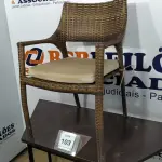 LOTE 103 - 01 CADEIRA DE JARDIM. (NO ESTADO EM QUE SE ENCONTRA. SUJEITO A AVARIAS OCULTAS/VISÍVEIS.) BF8658B