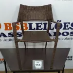 LOTE 116 - 01 CADEIRA DE JARDIM. (NO ESTADO EM QUE SE ENCONTRA. SUJEITO A AVARIAS OCULTAS/VISÍVEIS.) BH1580V