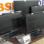 LOTE 268 - 02 MONITORES LCD FLATRON E 02 MONITORES ALIENWARE. (NO ESTADO) ATENÇÃO! FAZER A VISITAÇÃO ANTES DE ARREMATAR, NÃO SABEMOS SE FUNCIONA. LEILÃO NÃO TEM GARANTIA E NEM DEVOLUÇÃO, SUJEITO A POSSÍVEIS AVARIAS VISÍVEIS/OCULTAS E/OU AUSÊNCIA DE COMPONENTES.