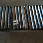 LOTE 089 - 07 TELAS PARA COIFA E 01 SUPORTE EM ALUMÍNIO PARA BALCÃO. (NO ESTADO EM QUE SE ENCONTRA. SUJEITO A AVARIAS OCULTAS/VISÍVEIS.)