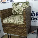 LOTE 065 - 01 POLTRONA DE JARDIM. (NO ESTADO EM QUE SE ENCONTRA. SUJEITO A AVARIAS OCULTAS/VISÍVEIS.) BF8656W