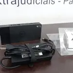 LOTE 154 - 01 DOCK STATION DELL USB TIPO C COM FONTE.  (NO ESTADO EM QUE SE ENCONTRA. SUJEITO A AVARIAS OCULTAS/VISÍVEIS.)